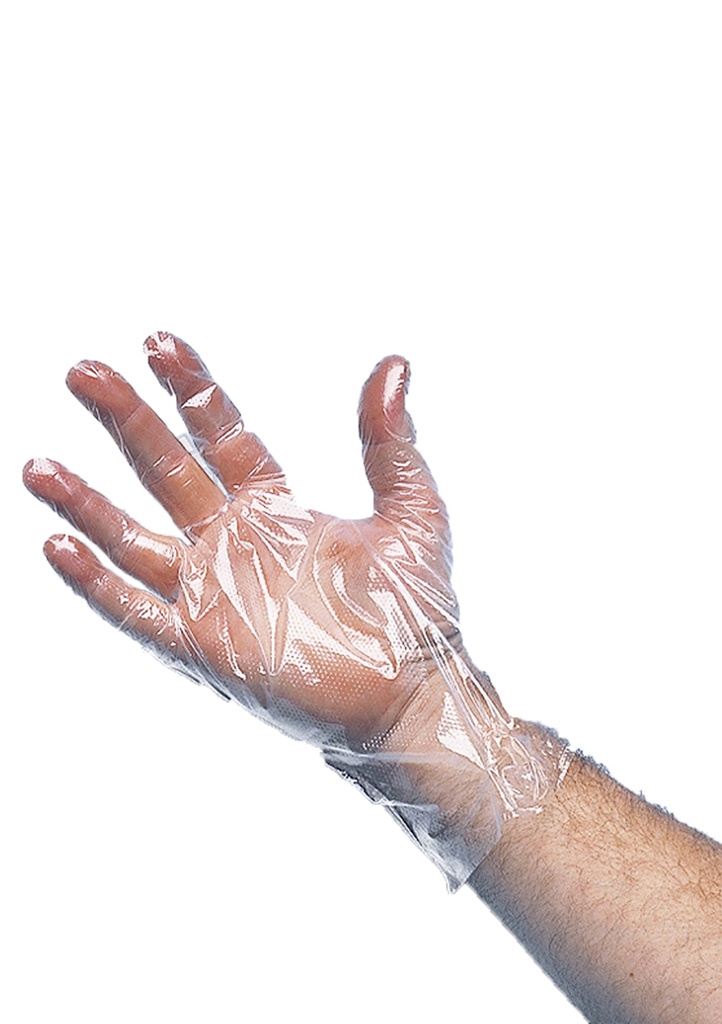 Gants PE non stériles carton de 1000 (10x100)