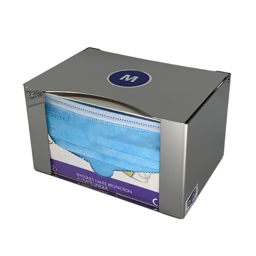 [957412] Stainless steel chirurgical mask dispenser with protective cover