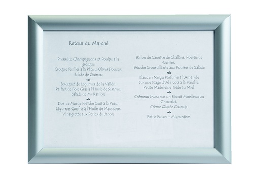 [001011] Vitrine RIVOLY 1 page - A4